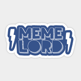 Meme Lord Sticker